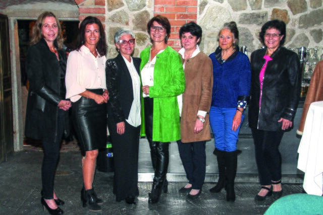 Brigitte Zeininger, Margit Angerlehner, Natalie Brun, Renate Ozlberger, Silvia Artner, Elisabeth Lipp und Dietlinde Wegerer (v.l.). | Foto: Astrid Smrekar