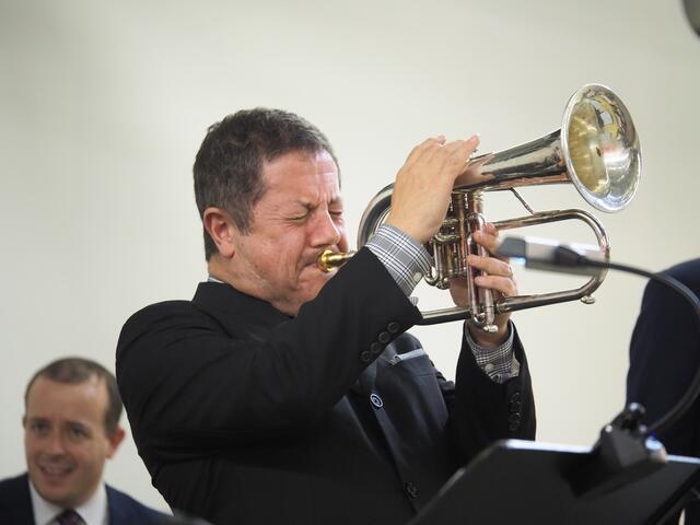 Der US-Jazzmusiker Jim Rotondi. | Foto: Gaube