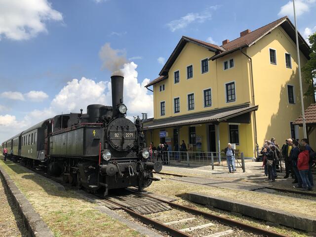 Weniger Klimabonus für Waidhofner? Am Bahnhof kann's nicht liegen - denn da fährt nur fallweise die wenig klimafreundliche Dampflok. | Foto: Museums - Lokalbahn Verein Zwettl