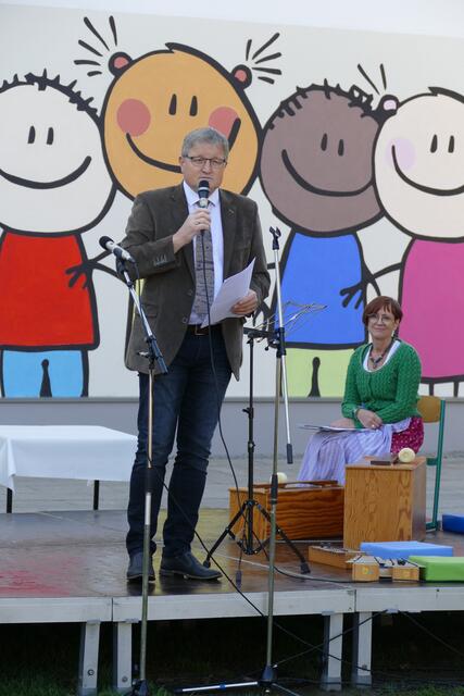 Bgm. Josef Waltl bei der Feier zur Volksschule Wies | Foto: Rosemarie Waltl