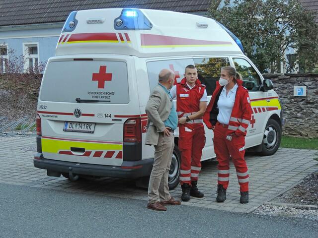 Auch das Rote Kreuz Deutschlandsberg war bei der Übung in Bad Schwanberg dabei.  | Foto: FF Bad Schwanberg 
