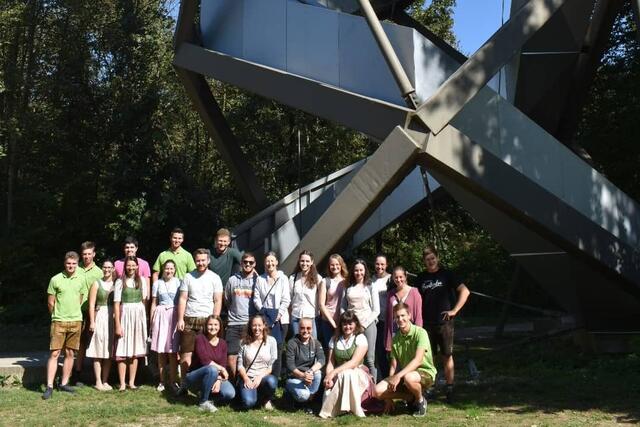 Die Landjugendlichen aus dem Bezirk Deutschlandsberg  bei ihrer "Kultinarfahrt" | Foto: Landjugend