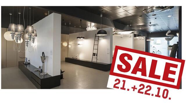 Großer Schauraumabverkauf bei Molto Luce in Wels am 21. + 22. Oktober 2021 von 8 - 17 Uhr