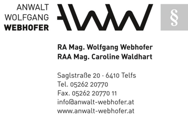 Anwalt Wolfgang Webhofer