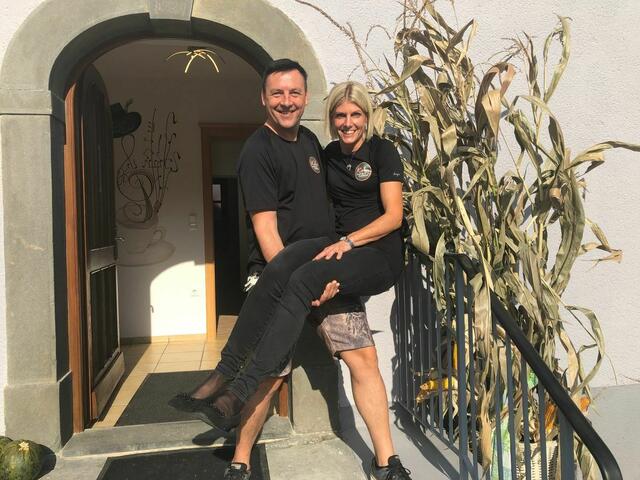 Markus und Andrea Kern betreiben das Landcafé Kern in Afling.