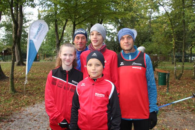 Alois Steinkellnerm, Stefanie Mader und Lukas, Matthias und Anton Waser