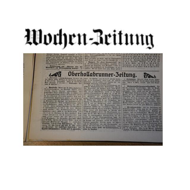 Die Wochenzeitung für das Viertel unter dem Manhartsberg in den frühen Jahren des 20. Jahrhunderts. | Foto: Alexandra Goll