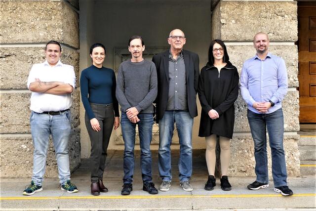 Das Team der Welser Grünen: Alessandro Schatzmann, Ines Vukajlovic, Ralf Drack, Walter Teubl, Miriam Faber und Thomas Rammerstorfer. | Foto: Grüne