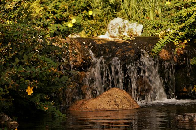 Wasserfall im Setagayapark