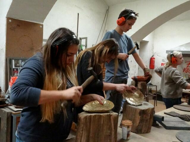 Kreatives Arbeiten in der freien Waldorfschule Linz. | Foto: FWSL