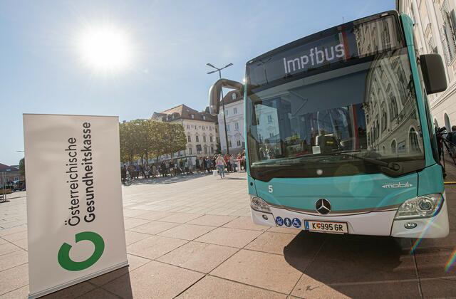 Der Impfbus kommt nach Oberkärnten. | Foto: © Stadtkommunikation/Bauer