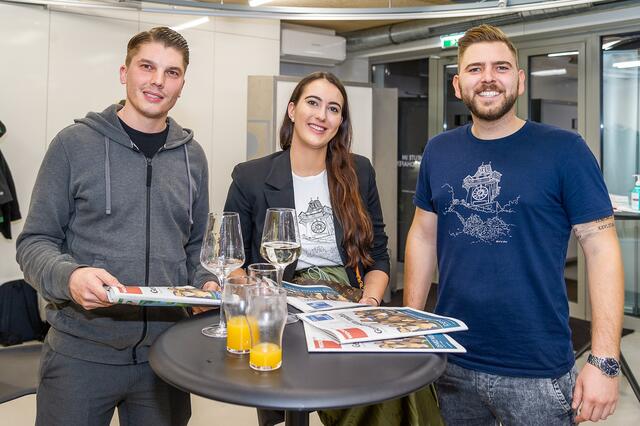 Auch das Mei Graz-Team hat zum Gelingen der Start-Up-Zeitung beigetragen.