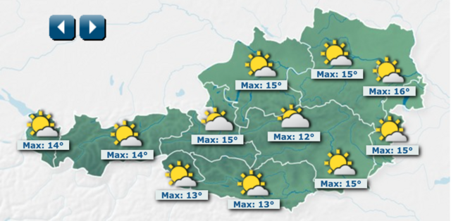 Der Freitag verläuft verbreitet freundlich: Am Freitag befindet sich der Alpenraum dann hinter der Front im Warmsektor, damit beruhigt sich das Wetter und die Temperaturen steigen an.