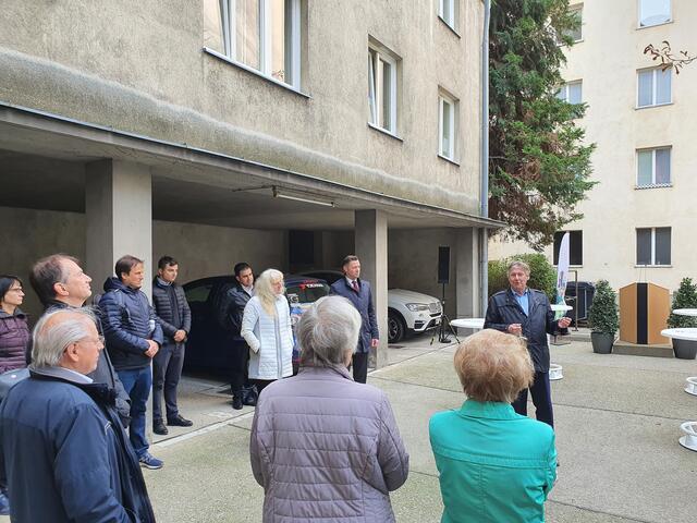 Großes Interesse bei der Benennung des Gemeindebaus in der Kegelgasse.
