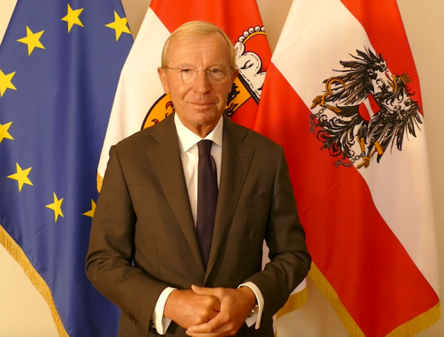 Landeshauptmann Wilfried Haslauer ist ab Donnerstag zurück im Chiemseehof.