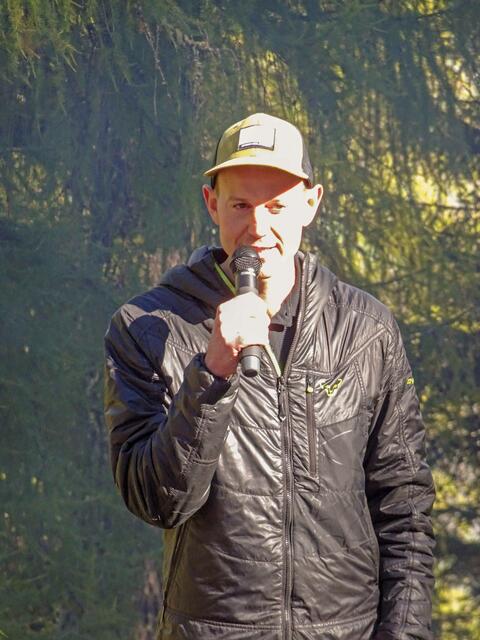 Hüttenwart Hannes Huber. | Foto: Herbert Valentini
