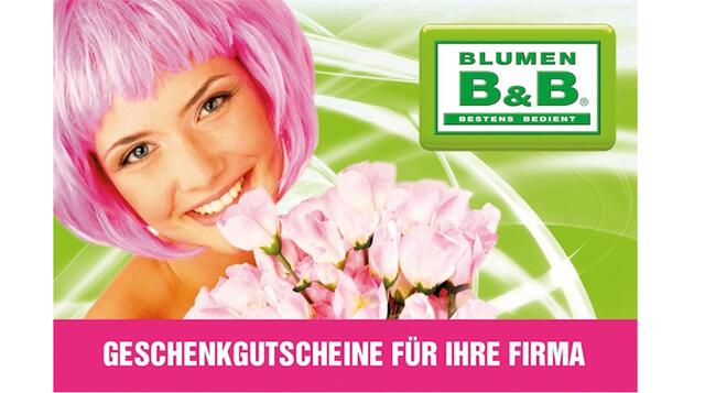 Firmen können nun bei Geburtstagen, Feiern und anderen internen Anlässen bei B&B Blumenmarkt Gutscheine für Ihre Mitarbeiter bestellen.