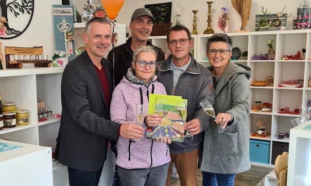Martin Leonhardsberger, Walter Steinwander, Melanie und Andi Schönbichler und Lisi Steinacher