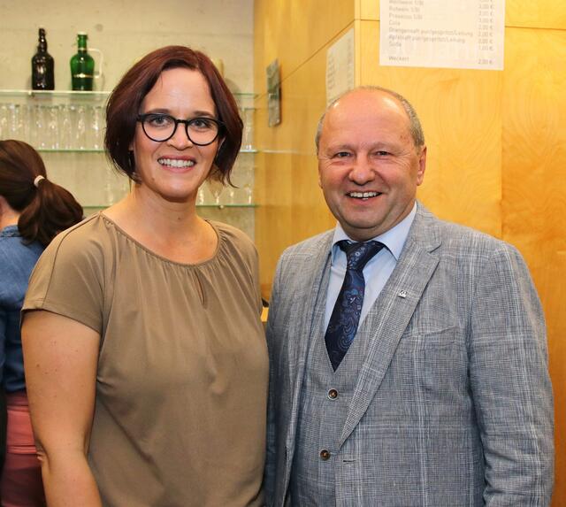 Obfrau Julia Lacheiner mit Erich Infanger