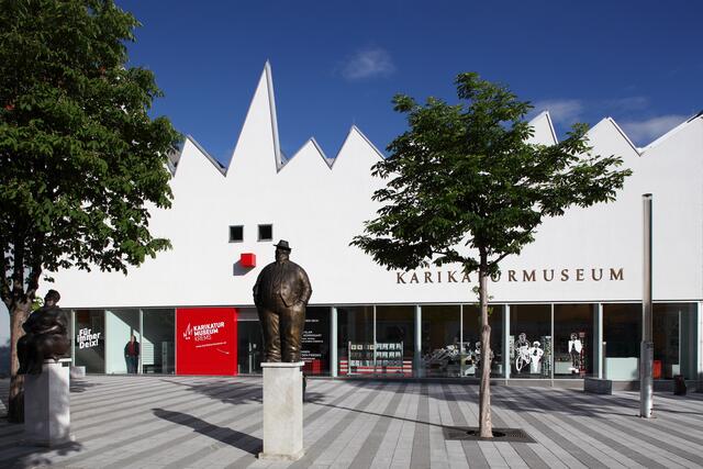 Das Karikaturmuseum in Krems ist das einzige Museum für satirische Kunst in Österreich. | Foto: Christian Redtenbacher, Karikaturmuseum Krems