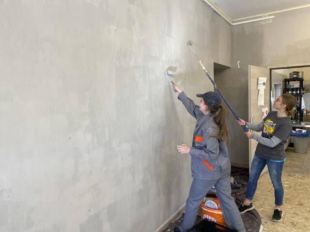 Im Eggerheim wurde der Speisesaal neu gestrichen. | Foto: RMK