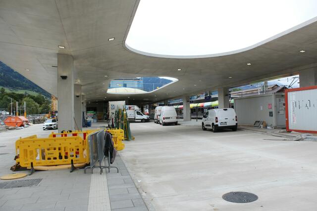 Der neue Busbahnhof in Lienz geht am Montag, 18. Oktober, in Betrieb.