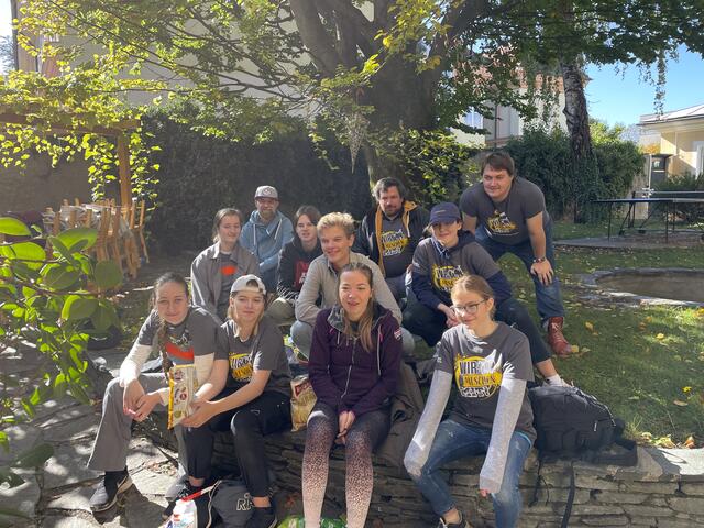 Das Team, dass im Eggerheim malerisch tätig wurde. | Foto: RMK