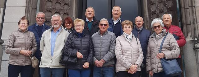 Von links: Traudi Stöcher, Hans Stöcher, Gottfried Brunner, Elfi Leitner, Gisela Schmalzl, Alfred Leitner, Hans Schmalzl, Ivo Hren, Anna Resch, Alfred Dorl, Rosa Hennebichler und Johann Hennebichler. | Foto: Privat