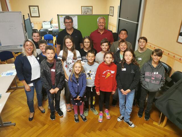In Straß wurde am Donnerstag Abend der erste Kindergemeinderat angelobt. | Foto: Landentwicklung Steiermark