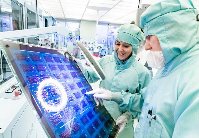 PCB-Produktion bei AT&S in Leoben-Hinterberg