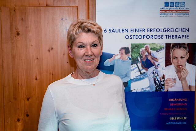 Selbsthilfegruppe Osteoporose: Monique Wassermann ist die Ansprechperson für alle Hilfesuchenden in Sachen Osteoporose.