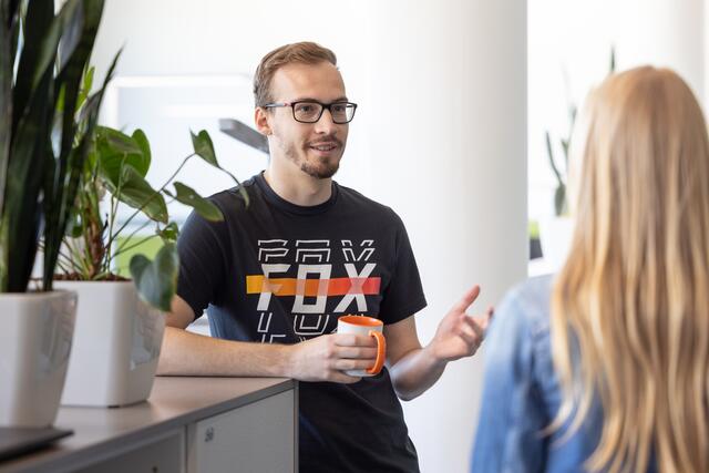 Vom Praktikum zum idealen Job: Michael Großberger hat BMD als Praktikant kennengelernt und ist nun als Softwareentwickler Teil des Teams. | Foto: BMD