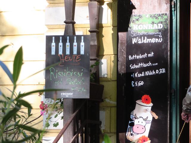 Im Gasthaus gab's allerlei Überraschendes