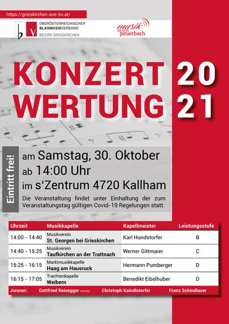 Konzertwertung 2021: Plakat
| Foto: ©Verena Leeb | Foto: Verena Leeb