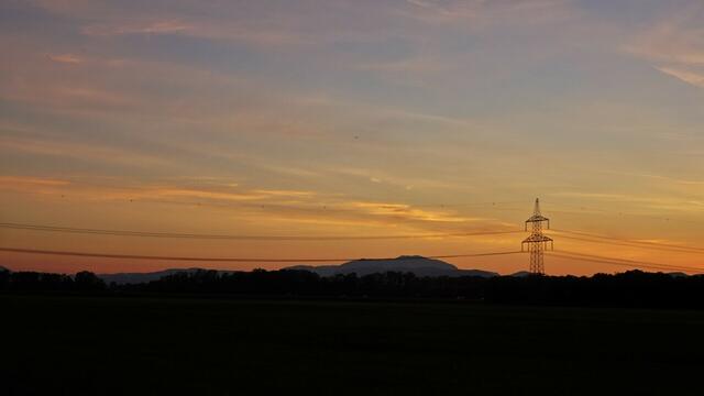 Der Dämmerungsverlauf - vom Verschwinden der Sonne unter dem Horizont bis zur Dunkelheit - dauerte insgesamt ca. 25 min. ...
 | Foto: S.Plischek