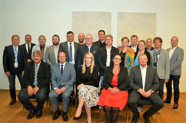 Der neue Natternbacher Gemeinderat.