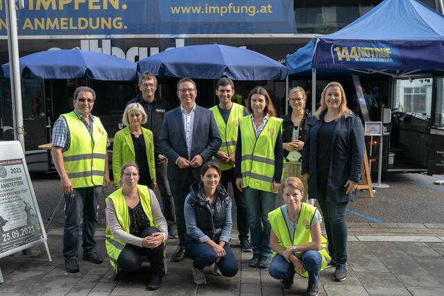 Stadträtin Beate Hochstrasser, Bürgermeister Christian Haberhauer und Stadtamtsdirektorin Beatrix Lehner | Foto: Stadtgemeinde Amstetten
