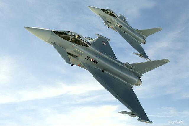 Die Eurofighter sind an der Übung beteiligt.