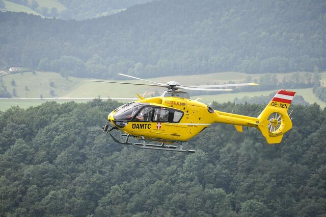 Die verletzte Reiterin wurde mit dem Rettungshubschrauber ins LKH Wolfsberg geflogen.