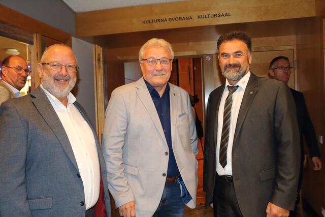GR Vinko Kusej, Bleiburgs Bürgermeister Stefan Visotschnig, Stadtrat Marko Trampusch