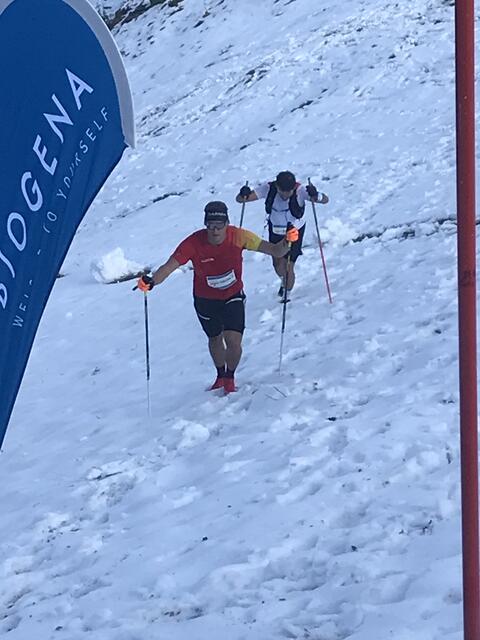 Schnee im oberen Streckenverlauf. | Foto: WERC