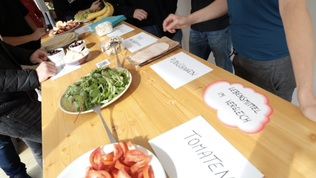 Es wurde gemeinsam gekocht ung gegessen