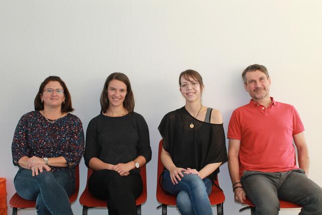 Das Urfahraner Team von links: Claudia Schicklgruber, Veronika Mair, Anja Kühböck, Gernot Fohler. Nicht im Bild: Thomas Bargfrieder.