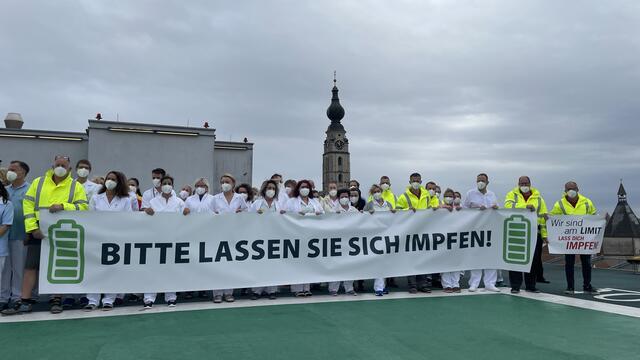 "Wir sind am Limit" Sagt das Krankenhauspersonal im St. Josef Krankenhaus Braunau. | Foto: Haindl