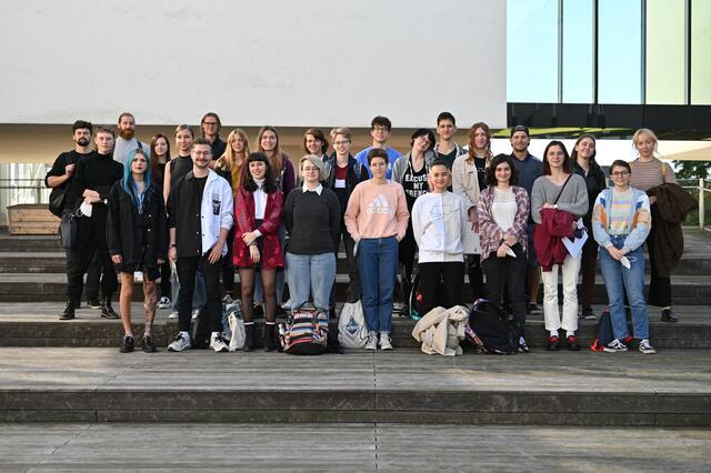Diese 25 Jugendlichen aus Österreich und dem angrenzenden Ausland sind der erste Jahrgang des neuen Bachelorstudiums "Digital Arts" in Hagenberg. | Foto: FH OÖ