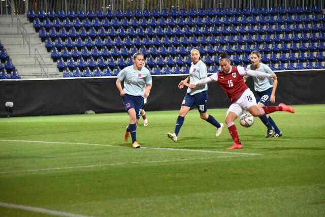 Toptorjägerin Nicole Billa erlöste Österreich mit dem 1:0. | Foto: Michael Strini