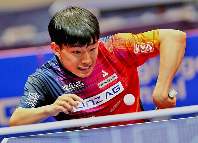 Taehyun Kim hievte SPG Linz ins Europacup-Achtelfinale.
  | Foto: Photo Plohe