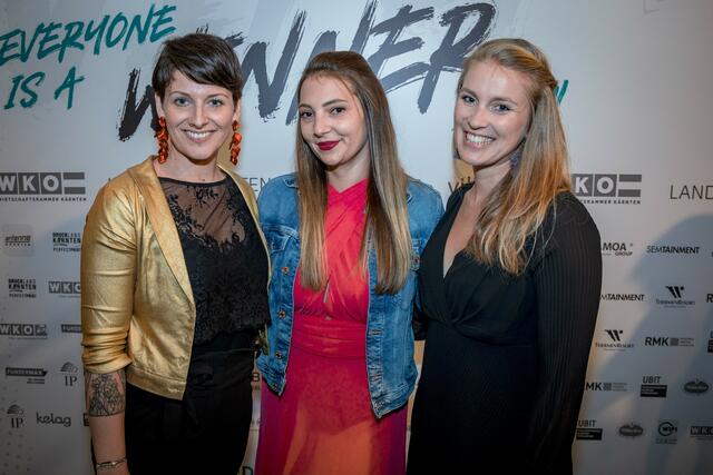 Unter den Gewinnern: Martina Karulle, Verena Kulterer und Nica Basic