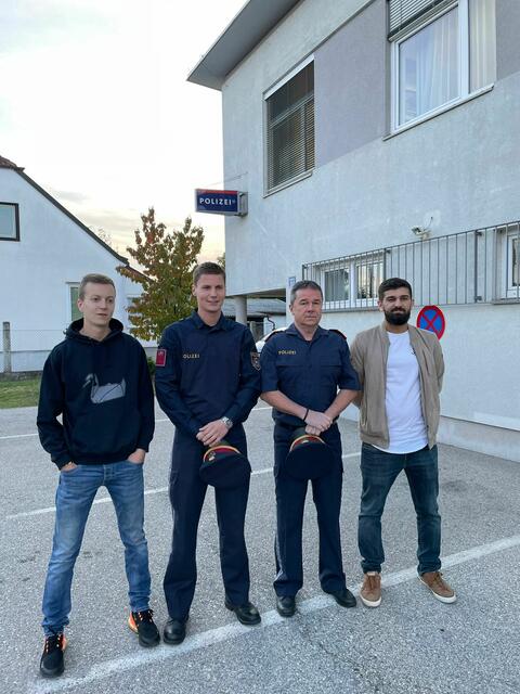 Die Helden: Filip Iagar-Rotar, Michael Hofer, Hannes Rabé und Sefa Pembe.