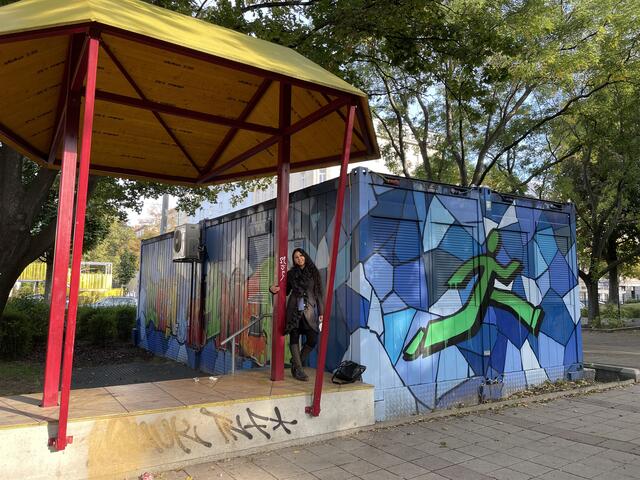 Mahmut Eiman beim Jugendtreff Steinbauerpark. | Foto: Karl Pufler